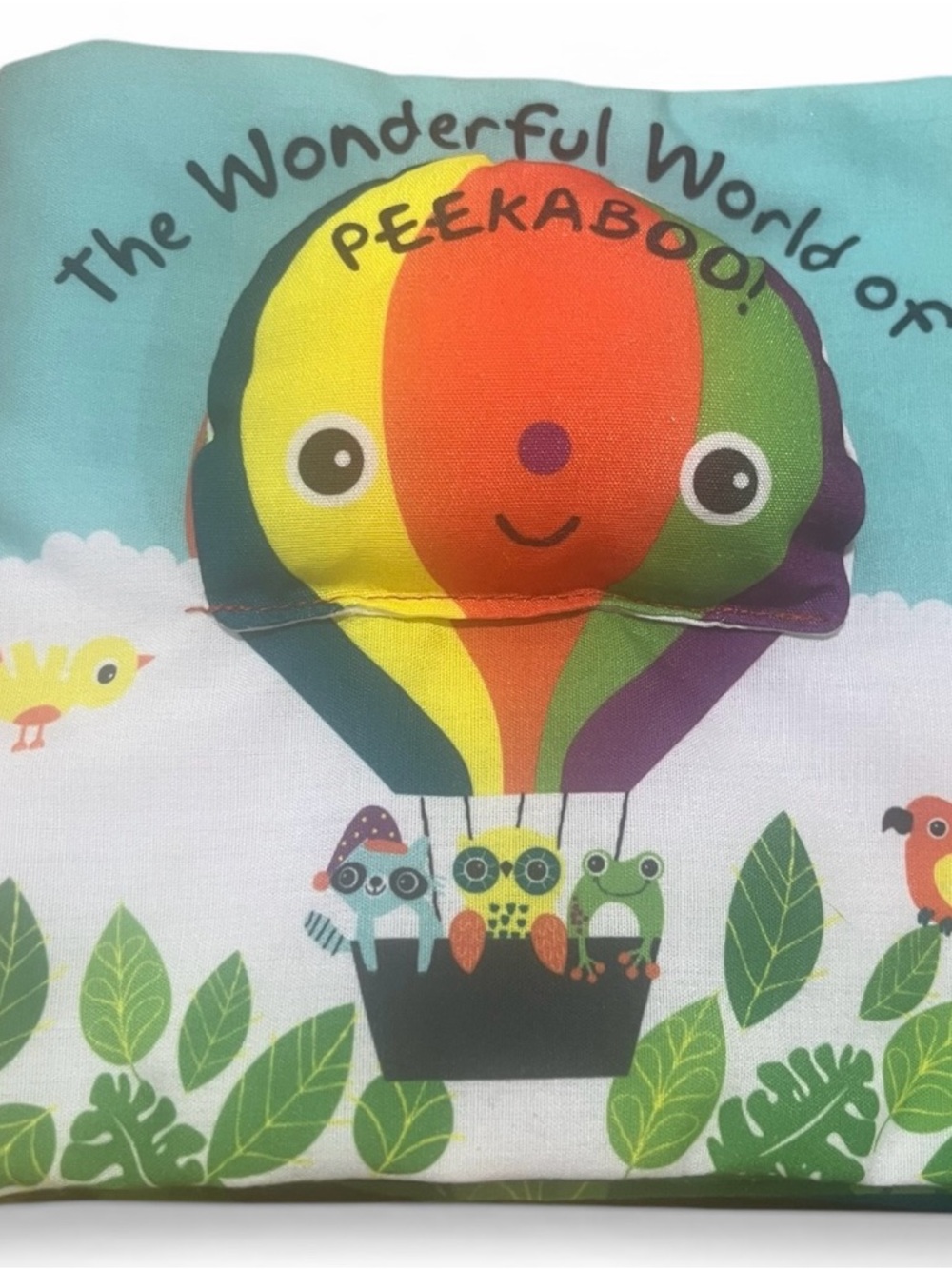 Melissa & Doug Kids Soft Activity Book, Peekaboo Baby Cloth Book Sensory Toy